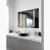 KOHLER 99573-TLC-NA Verdera 40&quot; W x 33&quot; H Aluminum Bathroom Mirror with Lights - £564.73 GBP