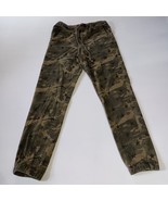 American Bazi Women&#39;s Dark Green Camouflage W/Stars Tapered Leg Pants Si... - $272.80 MXN