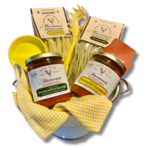 TONIGHT WE PASTA! Signature Gourmet &#39;Yellow&#39; Gift Baskets from Marano Fo... - $80.00