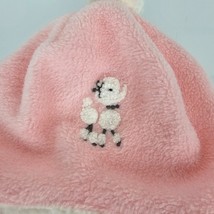 Vintage 2002 Gymboree Oodles of Poodles Pink Baby Girl Winter Fleece Hat... - $20.79