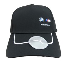 BMW M Motorsport Baseball Cap Hat Black Adult One Size Fit NEW 024788_01 - £27.85 GBP