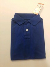 Boys&#39; Short Sleeve Uniform Polo Shirt - Cat &amp; Jack  Blue XS 4/5 or L 12-14 - $6.39
