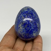143.9g, 2.1&quot;x1.6&quot;, Natural Lapis Lazuli Egg Polished, Clearance, B33373 - £27.37 GBP