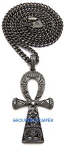 Ankh Halskette Mittelgroß Ägyptische CM Geätzt &quot; Anhänger Mit 24 &quot; 5mm K... - £14.06 GBP