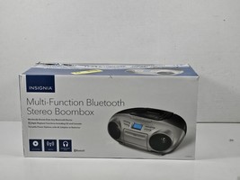 Insignia- Multi Function Bluetooth Stereo - Silver/Black - Light Stays On! - £19.47 GBP
