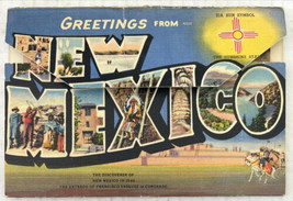 New Mexico The Entrado of Francisco Vasquez de Coronado Postcard Souvenir Folder - £7.75 GBP