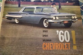 Vintage Space Spirt Splendor ‘60 Chevrolet General Motors Brochure - $12.99