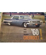Vintage Space Spirt Splendor ‘60 Chevrolet General Motors Brochure - $242.97 MXN