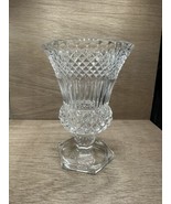 VINTAGE Val St Lambert Crystal Baluster Vase Colleen 9.5” - $172.26