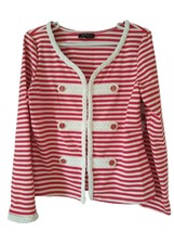 Katherine New York red white marine women&#39;s Blazer suit with rope and anchor L - £93.96 GBP