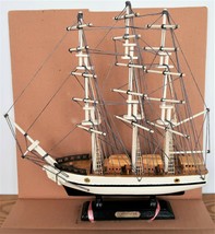 Heritage Mint Constitution Tall Ships Collection Hand Crafted Wooden Model NIB - £39.10 GBP