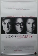 LIONS FOR LAMBS 2007 Robert Redford, Meryl Streep, Tom Cruise-One Sheet - £15.86 GBP