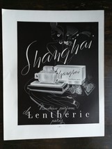 Vintage 1936 Shanghai Lentheric Perfume Full Page Original Ad 122 - $6.64