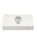 The Joy of Light Designer Matches Silver Foiled and Embossed Skull on Wh... - $15.27 CAD