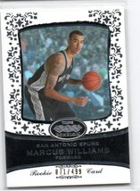 2007-08 Topps Echelon Spurs Basketball Card #64 Marcus Williams Rookie /499 - £1.55 GBP