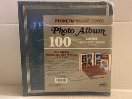 Vintage Pioneer Deluxe  100 pages Photo Album Fits up To 8&quot;x10&quot; LIGHT BL... - £29.59 GBP