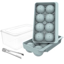 Large Ice Cube Tray, 2.5 Inch Whiskey Ice Mold, 2 Pack Sphere Ice Cube M... - £33.77 GBP