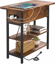 Yoobure&#39;S End Table With Charging Station, Flip Top Side Table With Usb ... - $85.98