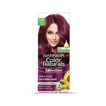 Garnier Color Naturals Ultra Hair Color Visible on Dark Hair (6.26 Plum Red) - £13.59 GBP