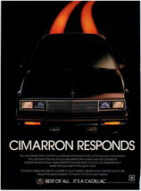 Cadillac Cimarron Magazine Ad Print Design Advertising - $12.86