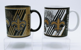 Set of 2 New Orleans Saints NFL Coffee Mugs Boelter Brands - £15.95 GBP