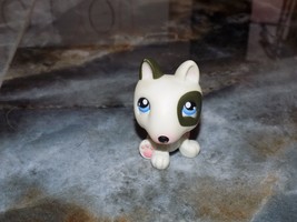 Littlest Pet Shop Black &amp; White Bull Terrier No # Dog Diary Rare - £20.34 GBP