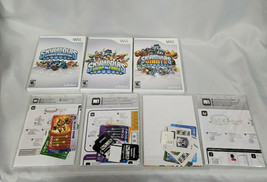 Nintendo Wii Skylanders Game Lot Giants Swamp Force Spyro&#39;s Adventure Cards Code - £31.14 GBP