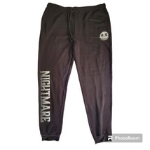 Disney Mens 2XL Nightmare Before Christmas JACK SKELLINGTON Sweatpants J... - $17.81