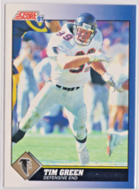 Tim Green Atlanta Falcons Defensive End 1991 Score Card # 99 Near Mint - $1.52