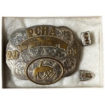 Vintage 2003 Kathy&#39;s Sterling Overlay PCHA Trophy Belt Youth Trail Top Ten - $1,900.68 MXN