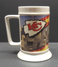NFL Kansas City Chiefs Tankard Stein Mug Vintage 1995 5.5&quot; Tall Xpres Corp - $280.80 MXN
