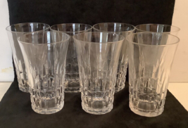 Val St. Lambert Esneux Set Of Seven Flat Juice Glasses 3 5/8&quot; Ex. Cond. Nwob!! - £58.76 GBP