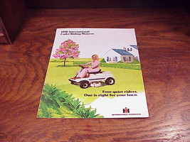 International Harvester 1976 International Cadet Riding Mower Sales Broc... - $7.95