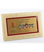 2008 Beijing Olympics Commemorative 999 pure Gold Card Framed Friendlies... - $519.18 CAD