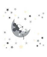 Disney Baby Mickey Mouse Gray &amp; Yellow Celestial Wall Decals by Lambs &amp; Ivy - £9.21 GBP