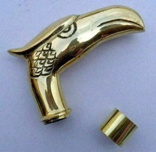 Brass Eagle Walking Stick Vintage Style Handle Designer FOR Wooden Cane Auction - £10.68 GBP