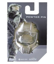 Halo 3 War Game Master Chief Helmet Metal Pewter Pin Set of 10, NEW UNUSED - £27.02 GBP