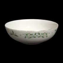 Gibson Designs HOLIDAY CHARM 2-Soup/Cereal Bowls 5 7/8&quot; D Holly &amp; Berries - £16.47 GBP