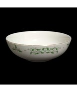 Gibson Designs HOLIDAY CHARM 2-Soup/Cereal Bowls 5 7/8&quot; D Holly &amp; Berries - £16.61 GBP