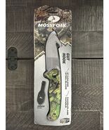 Moossy Oak Gut Hook Hunting Knife 4.5&quot; Steel Blade New Sheath EG - €12,84 EUR