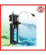 Crystal Clear Fish Tank Filter with U-V Light - Fits 20-75 Gallon Aquariums - $58.40