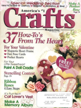 Crafts Magazine February 1997 Vol 20 #2 Valentines Issue 37 How To&#39;s From Heart - £5.88 GBP