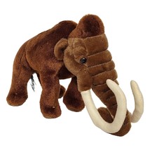 Adventure Planet Brown Wooly Mammoth Prehistoric Plush Stuffed Animal 11&quot; - £27.69 GBP