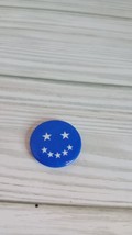 Vintage 1994 American Girl Grin Pins Star Smile Approx. 1 Inch Pleasant Company - £3.10 GBP