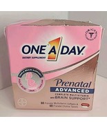 One A Day Prenatal Advanced 60 Prenatal Multivitamin & 60 Choline - Exp: 07/2024 - $17.81