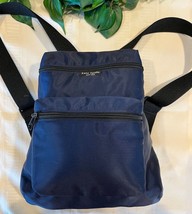 Kate Spade Nylon Backpack Rucksack Handbag Bag Navy Blue Excellent - £31.27 GBP