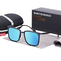 Polarized Square Sunglasses for Men Aluminium Magnesium Sun glasses for women Gi - £30.01 GBP