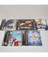 Playstation 1 Games Lot NOT TESTED Knockout Kings Test Drive 4 NHL 2000 ... - $9.49