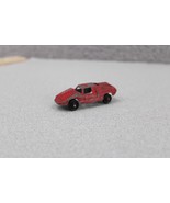 Vintage 1960s TOOTSIE TOY DieCast FIAT ABARTH Red Car Vehicle USA MADE - £4.01 GBP