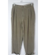 Tommy Bahama Green Pleated Casual Pants Altered To Fit 29x26 Mens - $247.51 MXN